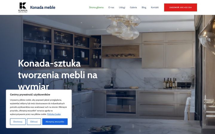Screenshot of konada.pl