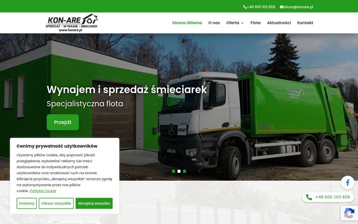 Ekrano kopija konare.pl