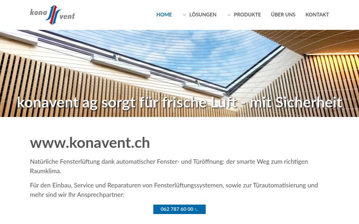 Screenshot of konavent.ch