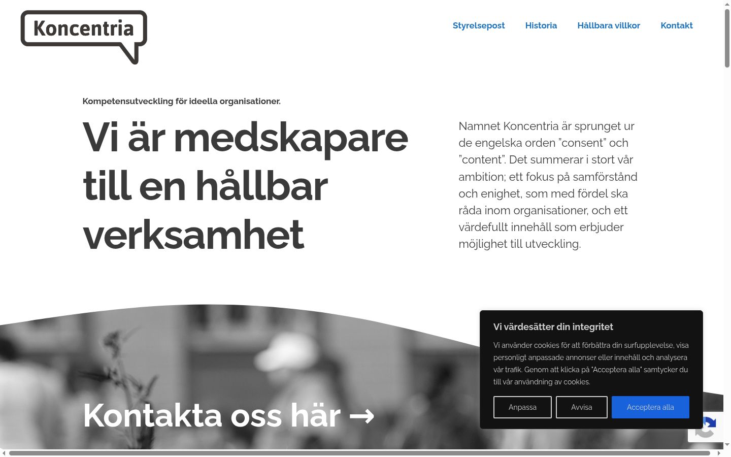 Skjámynd af samþykkisborðanum eins og hann birtist áður en nokkur samskipti fóru fram