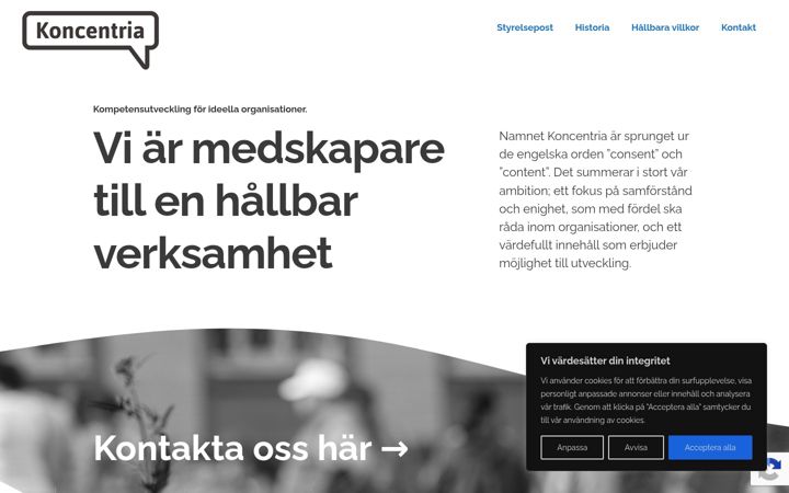 Screenshot of koncentria.se