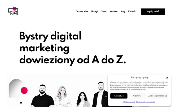 Screenshot of konceptika.pl