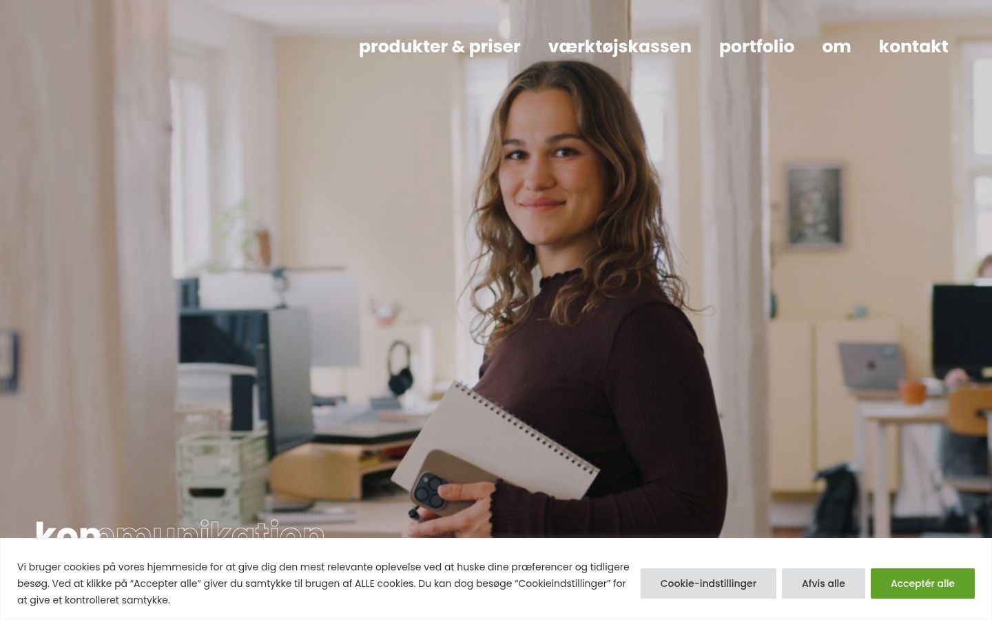Screenshot des Einwilligungsbanners vor jeglicher Interaktion