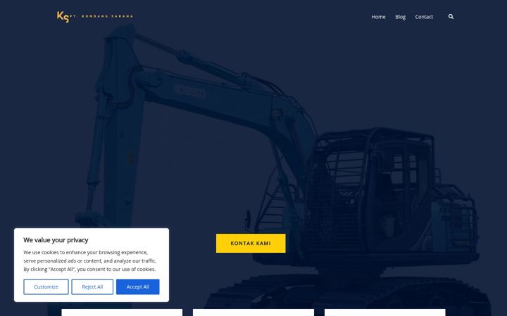 Screenshot of kondangsarana.com