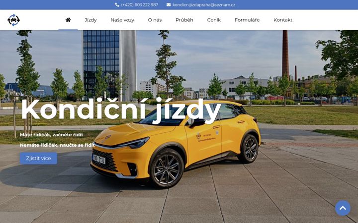 Screenshot of kondicnijizdapraha.cz