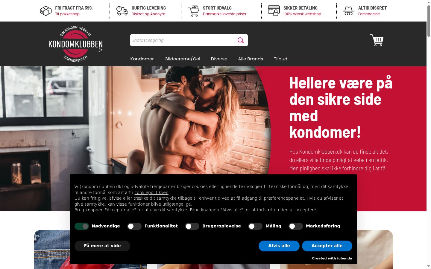 Zrzut ekranu banera zgody wyświetlanego przed jakąkolwiek interakcją
