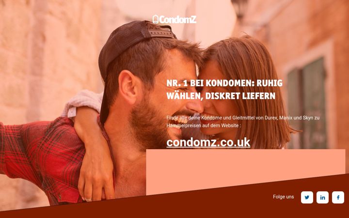 Screenshot of kondomz.de