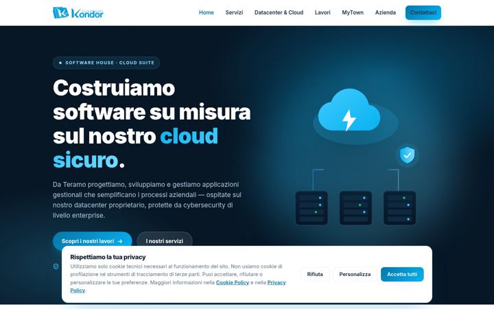 Screenshot of kondorcs.com