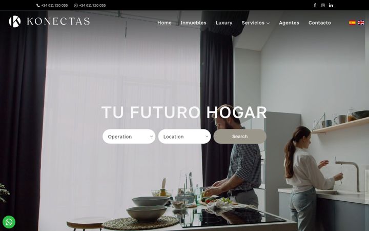 Ekrano kopija konectas.com