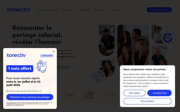 Screenshot of konectiv.fr