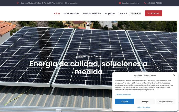 Screenshot of konectsol.com