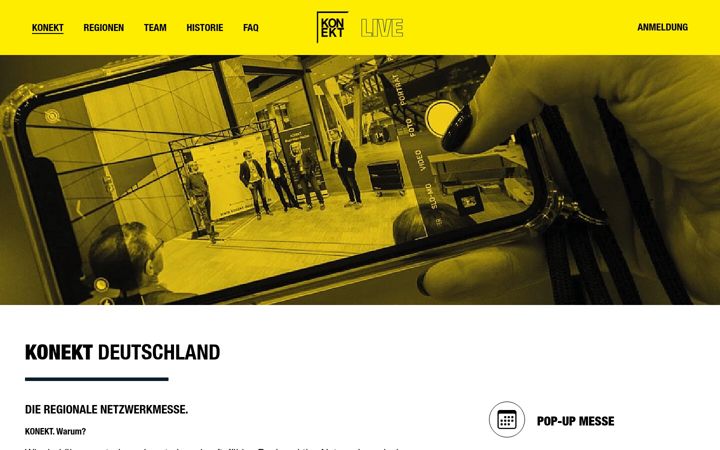 Screenshot of konekt-deutschland.de