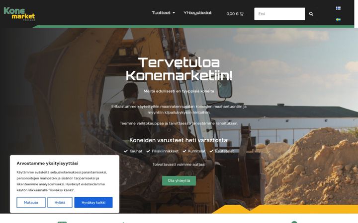 Screenshot of konemarket.com
