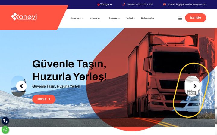 Screenshot of koneviinovasyon.com