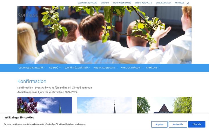 Screenshot of konfa.se