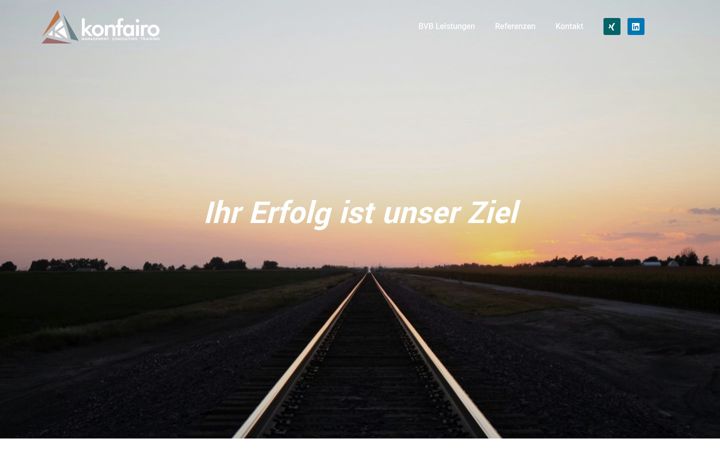 Screenshot of konfairo.de
