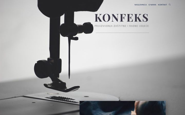 Screenshot of konfeks.hr