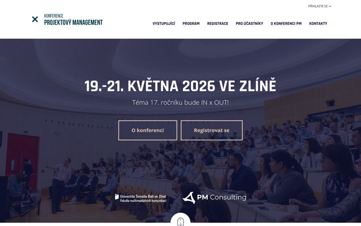 Screenshot of konferencepm.cz