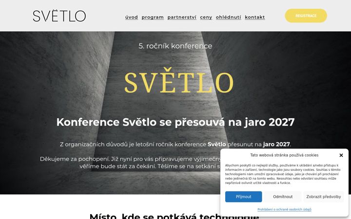 Screenshot of konferencesvetlo.cz