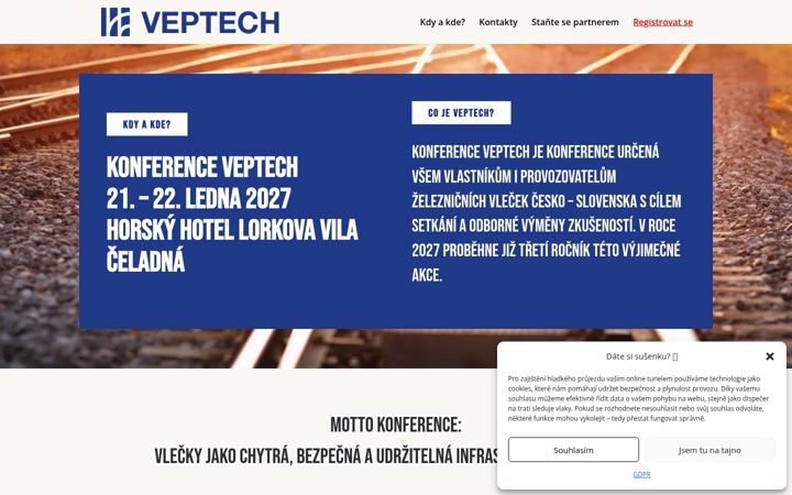 Screenshot of konferenceveptech.cz
