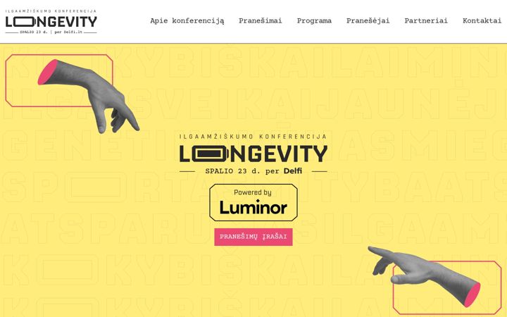 Screenshot of konferencijalongevity.lt