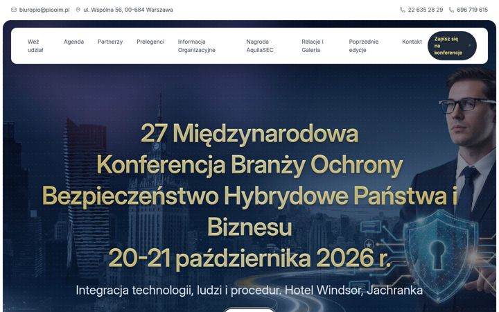Screenshot of konferencjapio.pl