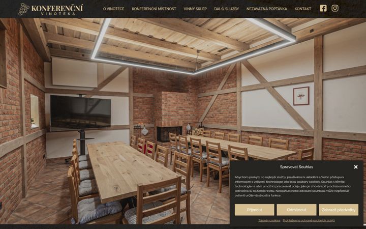 Screenshot of konferencni-vinoteka.cz