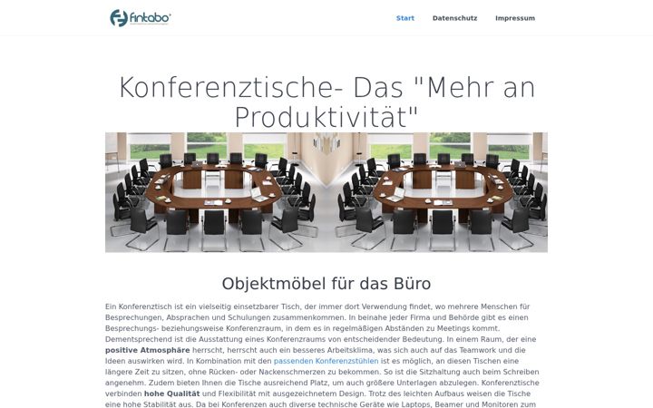 Screenshot of konferenztische-kaufen.de