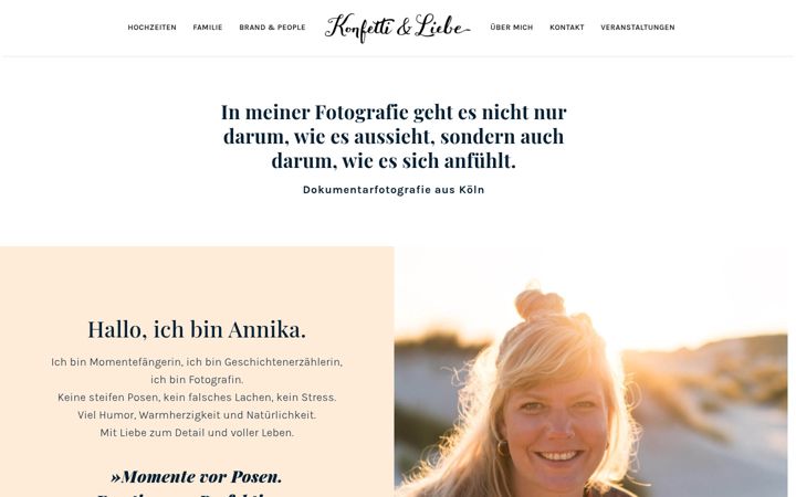 Screenshot of konfettiundliebe.de