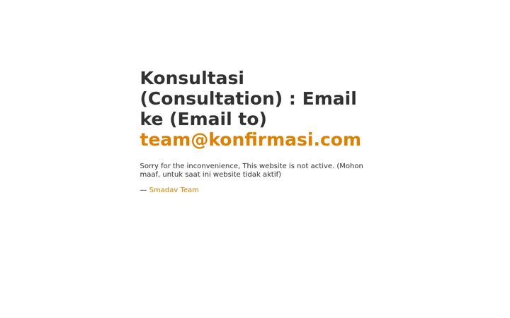Screenshot of konfirmasi.com