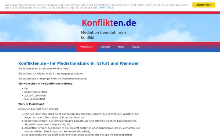 Screenshot of konflikten.de