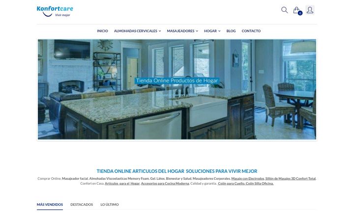 Screenshot of konfortcare.com