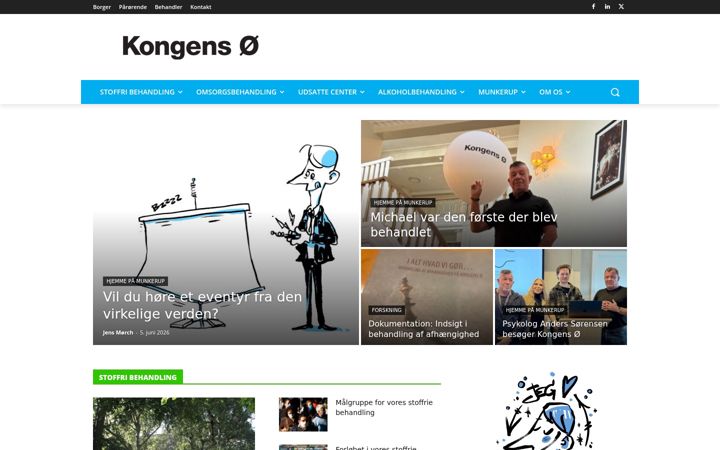 Екранна снимка на kongensoe.dk