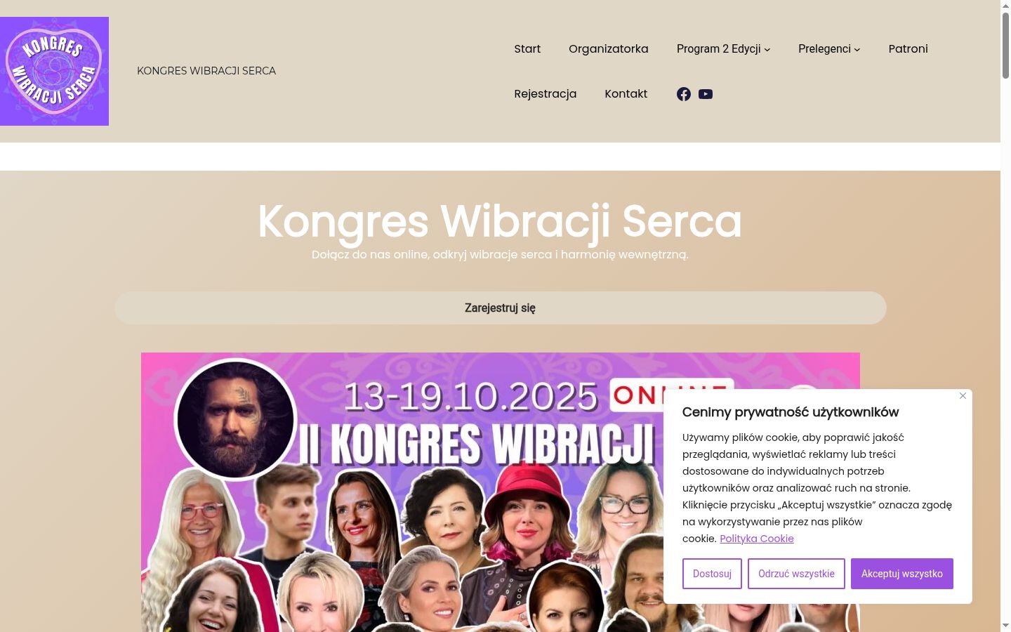 Képernyőkép a bármilyen interakció előtt megjelenő hozzájárulási bannerről