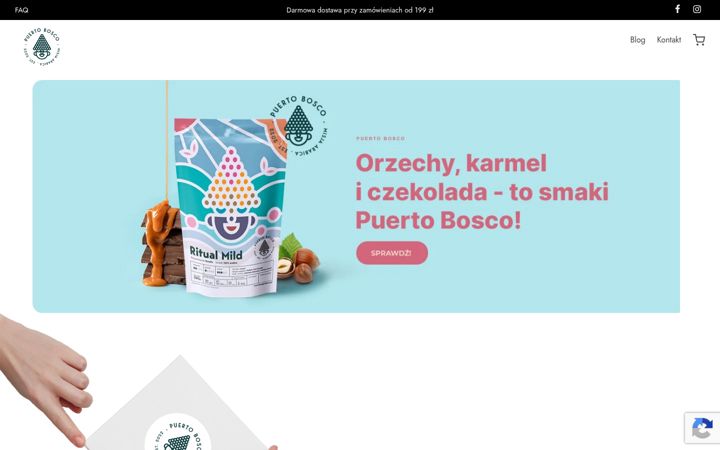 Screenshot of kongreskawy.pl