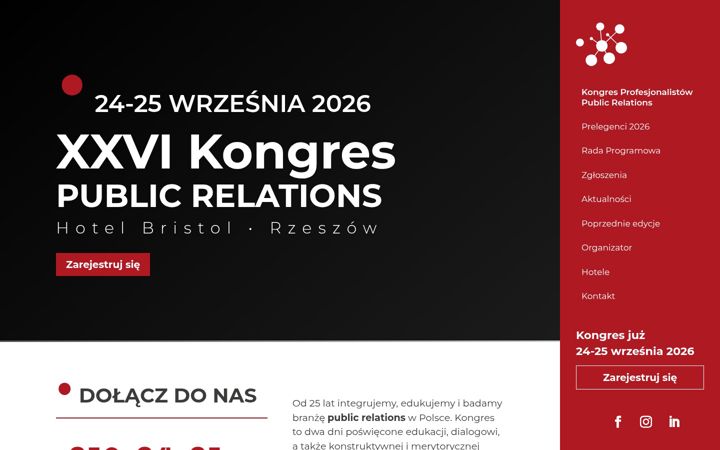 Screenshot of kongresprofesjonalistow.pl
