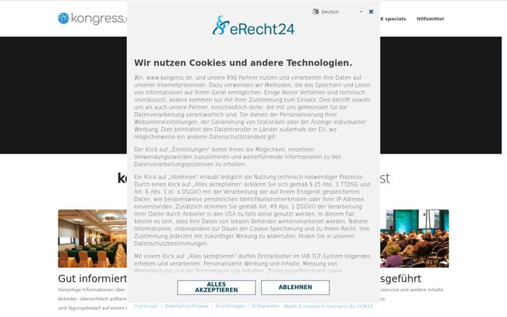Screenshot of kongress.de