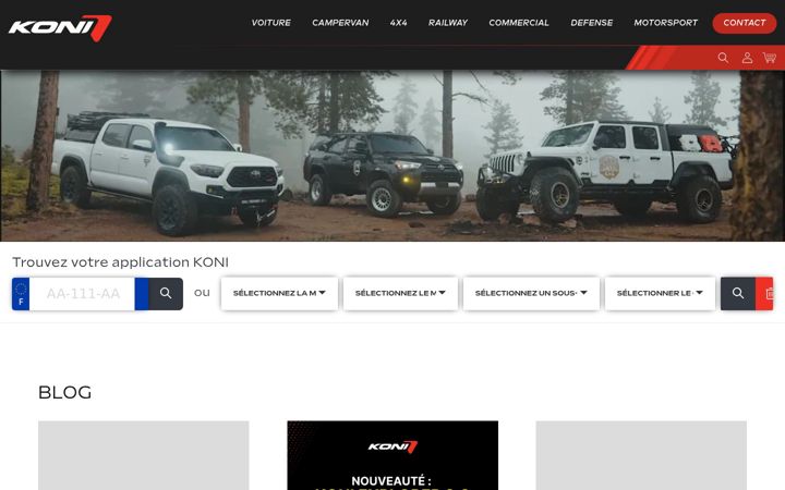 Screenshot of koni-store.fr