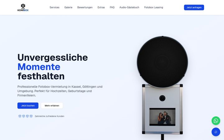 Screenshot of konibox.de