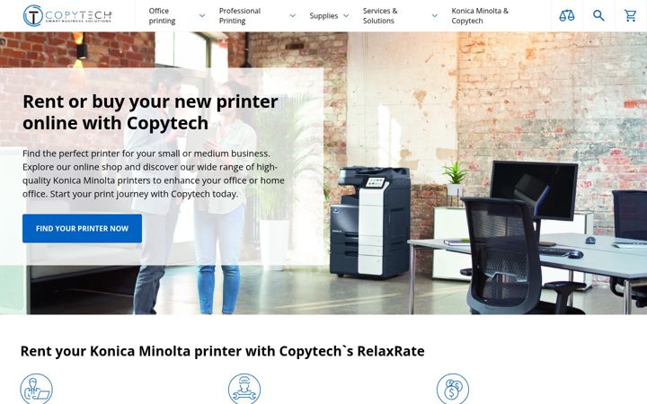 Screenshot of konicaminolta-lebanon.com
