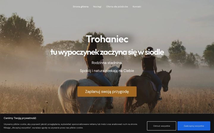 Screenshot of konie-bieszczady.pl
