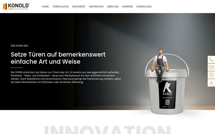 Screenshot ta' konik-keil.de