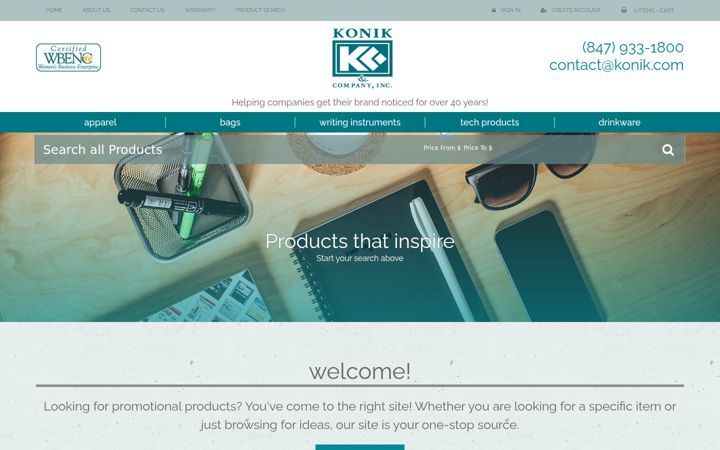 Screenshot of konik.com
