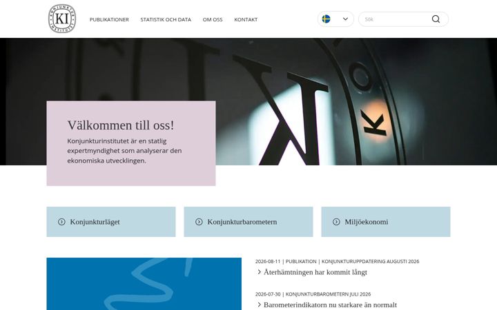 Screenshot of konj.se