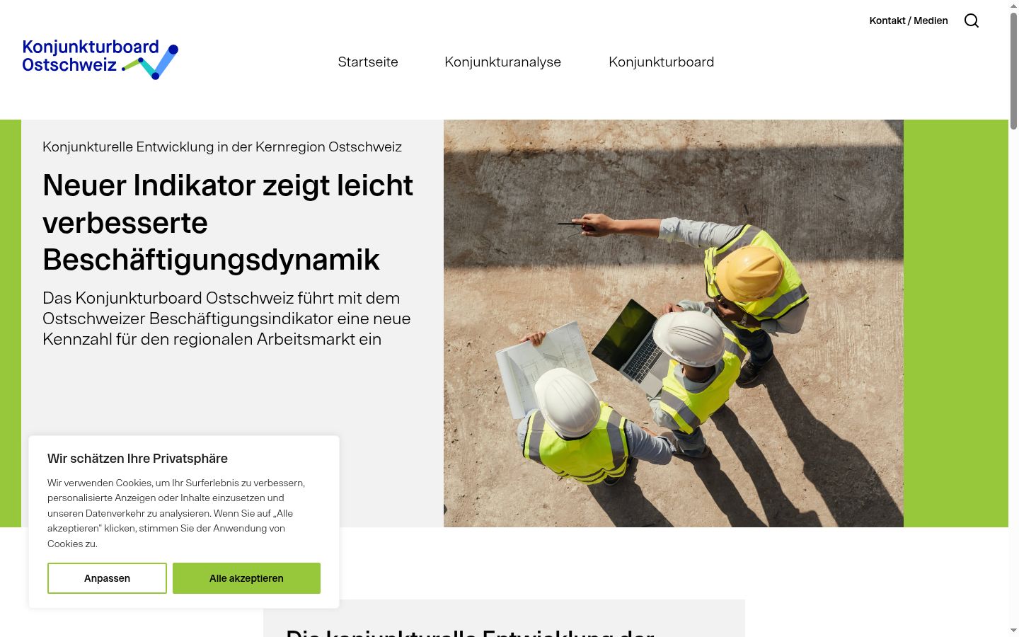 Screenshot van de toestemmingsbanner zoals getoond vóór enige interactie