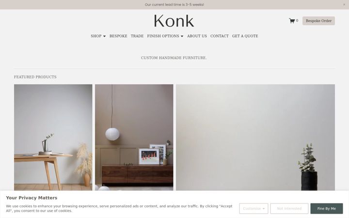 Screenshot of konkfurniture.com