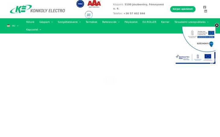 Screenshot of konkolyelectro.hu