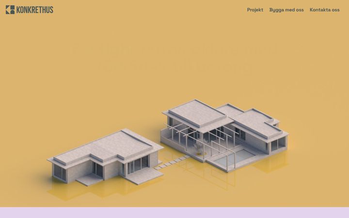 Screenshot of konkrethus.se