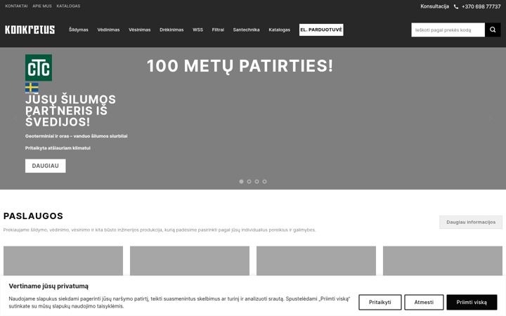 Screenshot of konkretus.lt