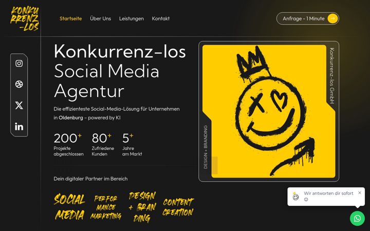 Screenshot of konkurrenz-los.de